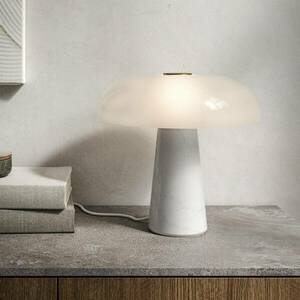 Glossy asztali lámpa, fehér/opálfehér kép