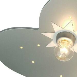 Mennyezeti lámpa Cloud titán 5-izzós 20 LED pontok kép
