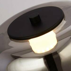 LED asztali lámpa Frisbee üvegbúrával kép