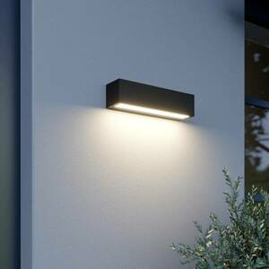 Lucande LED kültéri fali lámpa Lengo, 25 cm, grafitszürke, 1-lámpás. kép