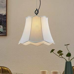 Lucande Binta függő lámpa, egy izzós, ezüstszürke kép