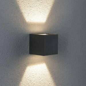 Paulmann Cybo LED kültéri fali lámpa, 2700 K, 8 x 8 cm, szürke kép