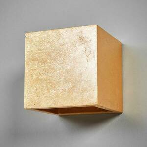 Yade kocka alakú fali lámpa, aranyszínű kép