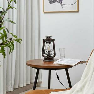Lindby Raisa asztali lámpa, lámpás, rozsdaszínű kép
