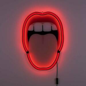 LED dekor fali világítás Tongue, 41x58 cm kép