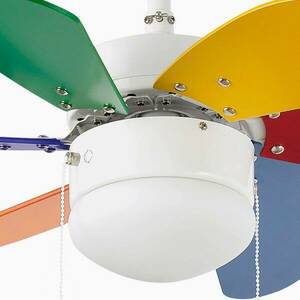 Palao mennyezeti ventilátor lámpával, többszínű kép