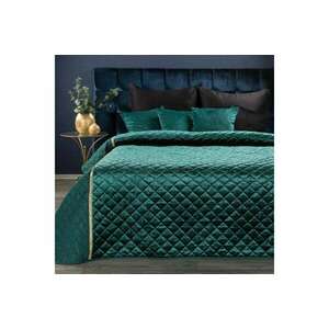 Kristin bársony ágytakaró Sötét türkiz 220x240 cm kép