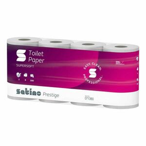 Satino Wepa Prestige toalettpapír 3 rétegű, fehér, 150 lap, 8 tek... kép