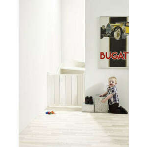 Babydan Guard Me összecsukható ajtórács 55-89 cm, fehér kép