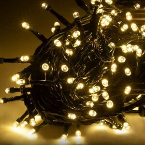 LED Rebel karácsonyfa lámpák, 10m, meleg fehér, világítási mód vá... kép