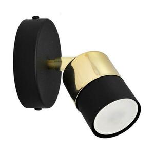 LED Fali spotlámpa TUBSSON 1xGU10/6, 5W/230V fekete/arany kép