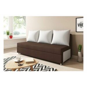 LISA kanapé, barna/fehér (alova 68/pdp) kép