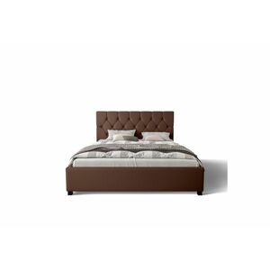 HILARY kárpitozott ágy + matrac + ágyrács, 140x200, sioux brown kép