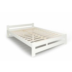 HERA tömörfa ágy + ágyrács AJÁNDÉK, 120x200, fehér kép