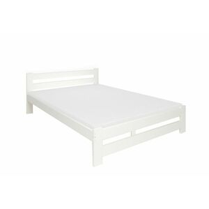 HEUREKA tömörfa ágy + DE LUX habszivacs matrac + ágyrács AJÁNDÉK, 120x200, fehér kép