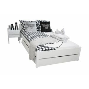 DAVON ágy + ágyrács AJÁNDÉK, 120x200, fehér kép