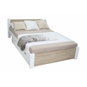 LAPIS ágy + matrac + ágyrács AJÁNDÉK, 140x200, sonoma kép