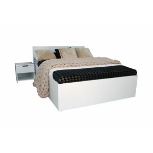 EBONY ágy + ágyrács AJÁNDÉK, 90x200, fehér kép