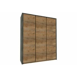 COLORADO S3D szekrény, smooth grey/sötét lefkas tölgy kép