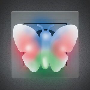 Színes LED irányfény Pillangó - 230 V kép