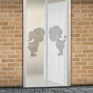 Szúnyogháló függöny ajtóra mágneses 100 x 210 cm Fiú + Lány kép