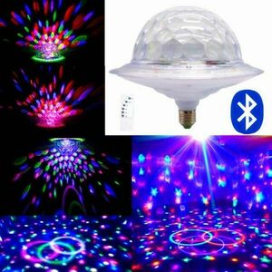 Bluetooth-os E27-es LED UFO party lámpa kép