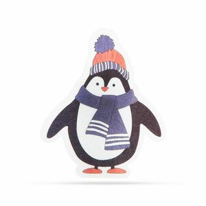 Karácsonyi RGB LED dekor - öntapadós - pingvin kép