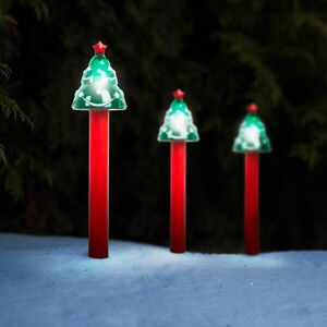 LED-es szolár lámpa - fenyőfa kép