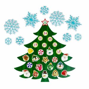 Karácsonyi öntapadós falmatrica - adventi kalendárium kép