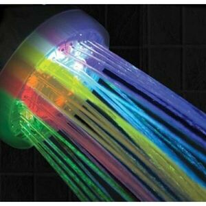 Szivárvány LED zuhanyfej kép