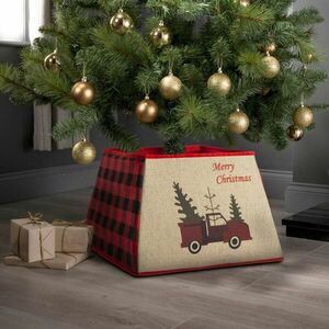 Karácsonyfatalp takaró - autós - 55 x 26 cm kép