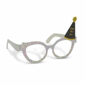 Party szemüveg - glitteres, papír - 15 x 10 x 13 cm - 4 db / csomag kép