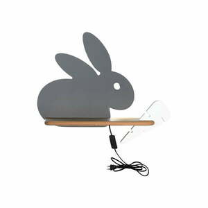 Szürke gyerek lámpa Rabbit – Candellux Lighting kép