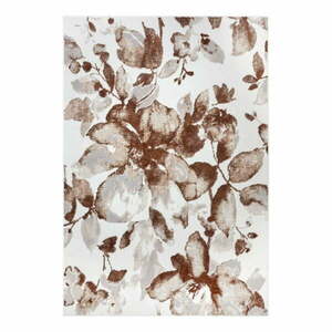 Barna szőnyeg 57x90 cm Shine Floral – Hanse Home kép