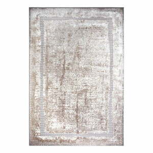 Krémszínű-ezüstszínű szőnyeg 57x90 cm Shine Classic – Hanse Home kép