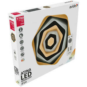 Avide Design Mennyezeti Lámpa Atina 85W RF Távirányítóval kép