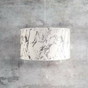 Marble függő lámpa, fehér márványozott kép