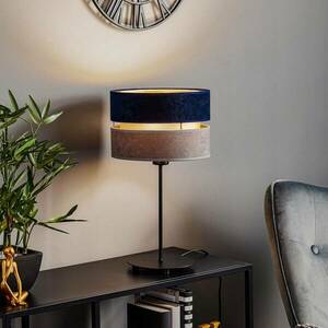 Duo asztali lámpa t.kék/szürke/arany, 50cm magas kép