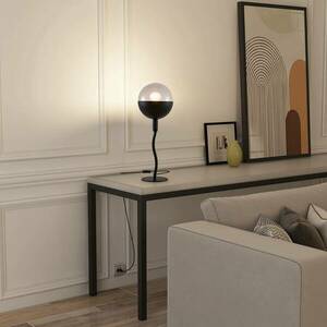 Lucande Dustian asztali lámpa, üveggömb kép