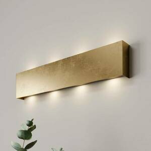 Quitani LED fali lámpa Maja, arany antik, szélesség 54 cm kép