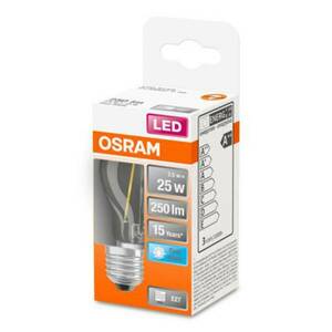 OSRAM Classic P LED lámpa E27 2, 5W 4000K átlátszó kép