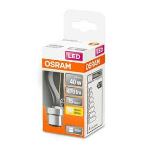 OSRAM LED csepplámpa B22d 4W 2, 700K világos kép