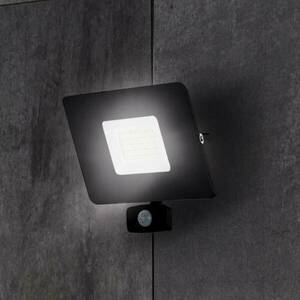 Faedo 3 LED kültéri spot érzékelővel, fekete, 50W kép