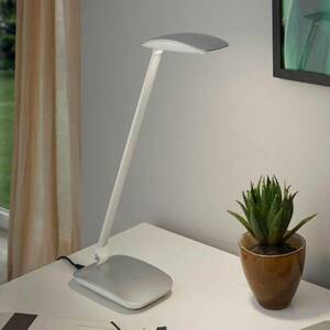 Cajero ezüst LED íróasztal lámpa dimmerrel kép