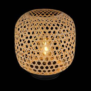 36671 LED napelemes deco lámpa bambusz kültéri kép