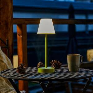 Newgarden Lola Slim LED asztali lámpa akku, lime kép