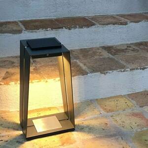 Skaal LED napelemes lámpa alu. 40 cm, szürke kép