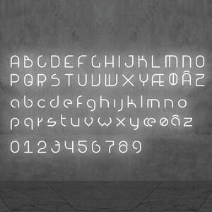 Artemide Alphabet of Light Wand nagy N betű kép