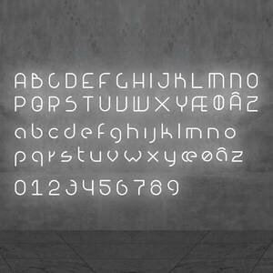 Artemide Alphabet of Light Wand kisbetű e betű kép