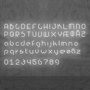 Artemide Alphabet of Light Wand kis m betű kép